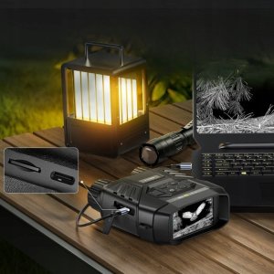 Bestguarder OUTLET! Noktowizor lornetka noktowizyjna kamera 4K Ultra HD IR 32GB Fnirsi 3