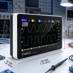 Fnirsi Miernik cyfrowy multimetr oscyloskop przenośny FNIRSI 1013D 100MHz P4100 6