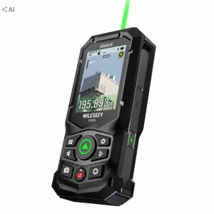 Dalmierz laserowy Mileseey Z zielonym laserem miernik odległości 200m kamera dotykowy AMOLED 13