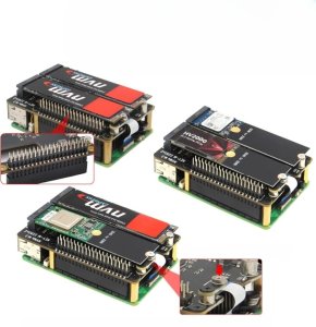 GEEKWORM X1004 Dual M.2 NVME SSD Shield PCIE Nakładka Dla Raspberry Pi 5 3
