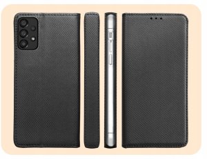 Hello Case Etui z Klapką Do Samsung Galaxy A33 5G (Czarne, Zamykane, Kabura) Szkło (BNDL1208) 6