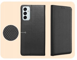 Hello Case Etui z klapką do Samsung Galaxy M23 5G (czarne, zamykane, kabura) szkło (BNDL0618) 4