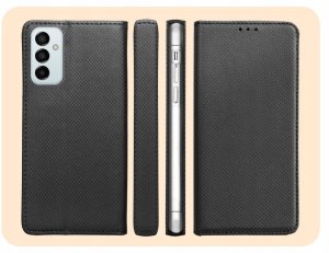 Hello Case Etui z klapką do Samsung Galaxy M23 5G (czarne, zamykane, kabura) szkło (BNDL0618) 6
