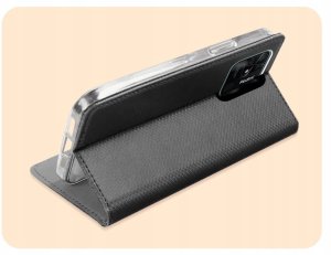 Hello Case Etui z Klapką do Xiaomi Redmi 10C 4G / 12C (Czarne, Zamykane, Case) Szkło (BNDL1206) 5