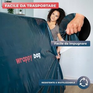 Staples Pokrowiec na materac 80 x 160 cm ochronna folia do przeprowadzki worek 3