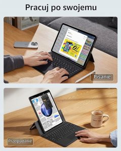 Etui na tablet 4kom.pl ESR etui z klawiaturą iPad Pro 13 cali (M5/M4 2024/2025) magnetyczne czarne 2