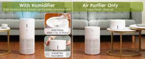 Oczyszczacz powietrza Media-Tech I nawilżacz powietrza Ethereal Rain AEH300 AIRTHEREAL 6