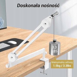 Deity Tonor wysięgnik mikrofonowy niskoprofilowy T40LP, 360 obracany, składany 3