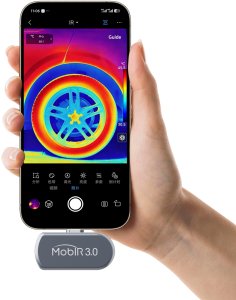 Guide Kamera termowizyjna do smartfona MobIR 3.0 ES2, USB-C, IR 256x192, NETD 15 mK, 30 Hz, iOS i Android 5