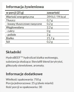 PURASANA (suplementy diety) NEEDED_Prime Beef słony karmel suplement diety 750g (5905806912517) 2