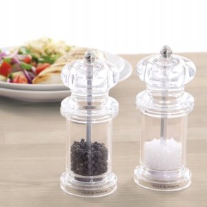 Młynek do przypraw Cole & Mason 505 salt and pepper mill set, clear acrylic Ø5,6x14cm (H50518P) 5