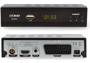 Tuner TV COMAG DVB-T2 HEVC H.265 SL30T2 HDMI USB PVR Full HD 2