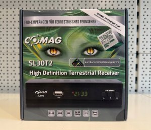 Tuner TV COMAG DVB-T2 HEVC H.265 SL30T2 HDMI USB PVR Full HD 4