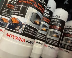 Dolphin Cleaner PRO 500 ml płyn do szyb kominkowych grilla przypaleń sadzy 4