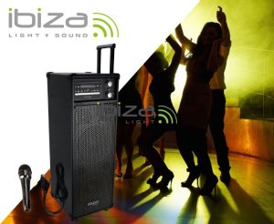 Kolumna Ibiza Sound Mobilny zestaw nagłośnieniowy 400W PORT8CD-VHF one size 2