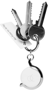 Coteetci Arc Pulse - aluminiowa ramka ochronna do AirTag, srebrny (ARC-AP-AL-PSL-APL-AIRTAG) 3
