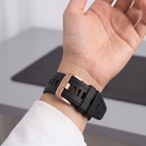 GK PROTECTION Pasek Tech-Protect Silicone do Garmin Fenix 5s / 5s Plus / 6s / 6s Pro / 7s / 8 / 9 / 9 Pro 43 mm Black (THP6089) 4