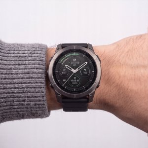 GK PROTECTION Pasek Tech-Protect Silicone do Garmin Fenix 5 / 6 / 6 Pro / 7 / 8 / 8 Pro / E / 9 / 9 Pro 51 mm Obsidian Black (THP6087) 2