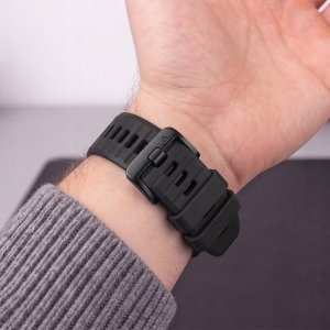 GK PROTECTION Pasek Tech-Protect Silicone do Garmin Fenix 5 / 6 / 6 Pro / 7 / 8 / 8 Pro / E / 9 / 9 Pro 51 mm Obsidian Black (THP6087) 5