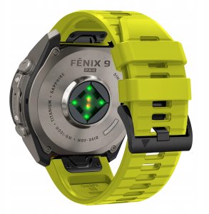 GK PROTECTION Pasek Tech-Protect Silicone do Garmin Fenix 5 / 6 / 6 Pro / 7 / 8 / 8 Pro / E / 9 / 9 Pro 51 mm Volt Lime (THP6084) 2