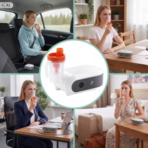 Medi Sleep Inhalator nebulizator kompresorowy dla dzieci dorosłych medyczny (IST) 13