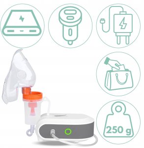 Medi Sleep Inhalator nebulizator kompresorowy dla dzieci dorosłych medyczny (IST) 8