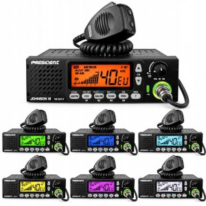 CB Radio President Johnson III 12/24V VOX ASC USB-C DIN 2