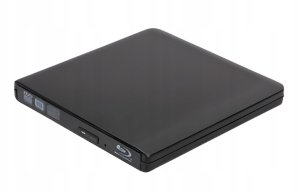 Odtwarzacz Blu-ray Tradebit Zewnętrzny napęd Blu-ray DVD 4K 3D USB 3.0 BD/CD/DVD do Windows//Mac OS/Linux (7624) 2