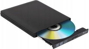 Odtwarzacz Blu-ray Tradebit Zewnętrzny napęd Blu-ray DVD 4K 3D USB 3.0 BD/CD/DVD do Windows//Mac OS/Linux (7624) 3