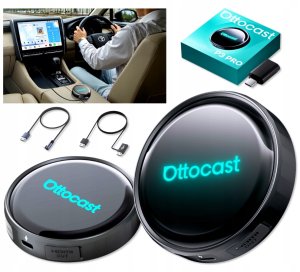 Radio samochodowe Ottocast Adapter bezprzewodowy OttoAiBox P3 Pro Android Auto Apple CarPlay (7772) 2