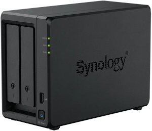 Macierz dyskowa Synology DiskStation serwer danych NAS kompaktowy Ryzen Embedded R1600 4 GB DDR4 0 TB DSM czarny (DS725NEO+) 2