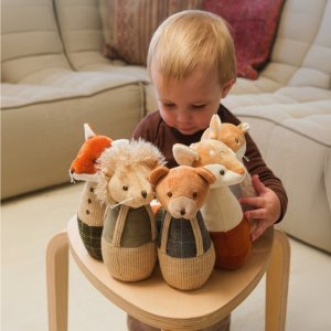 Vadobag Kręgle pluszowe dla dzieci leśni przyjaciele - Egmont Toys 3+ EDUKAMP (TY-0096) 5