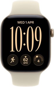 Smartwatch Apple Watch 12 GPS 46mm Light Gold Alu Sport Band S/M Piaskowy  (MJEN4MP/A) 2