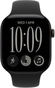 Smartwatch Apple Watch 12 GPS + Cellular 42mm Black Alu Sport Band S/M Czarny  (MJG04MP/A) 2