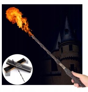 LEGO Czarodziejska Różdżka Dumbledore'a - Efektowna Magia Ognia i Błysku HP (18949229141) 15