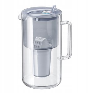 Dzbanek filtrujący Aquaphor Szklany Nord 2,5l + 7 wkładów A5 (350L), szary 5