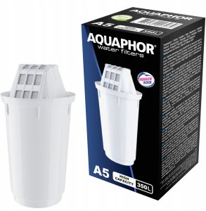 Dzbanek filtrujący Aquaphor Wodę LYON Czarny 3.8L, 5 wkładów węglowych A5 10