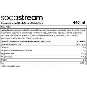 Saturator Sodastream TERRA 2 Butelki + 4 Syropy Bez Cukru Pepsi 7UP MIRINDA 12