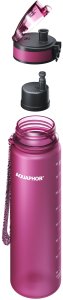 Aquaphor Butelka Filtrująca Filtr Bidon CITY 800ml Bordowa Zestaw 5 Wkładów 4