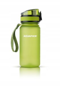 Aquaphor Butelka Filtrująca Filtr Bidon CITY 350 ml Zielona Zestaw 3 Wkłady 2
