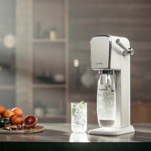 Saturator Sodastream ART biały do Gazowania Wody + Syrop Koncentrat PEPSI 4