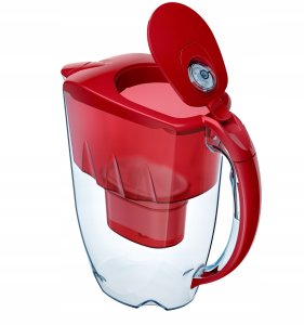 Dzbanek filtrujący Aquaphor Jasper 2,8 l + 3 wkłady, czerwony 2