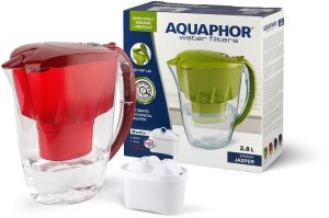 Dzbanek filtrujący Aquaphor Jasper 2,8 l + 3 wkłady, czerwony 7