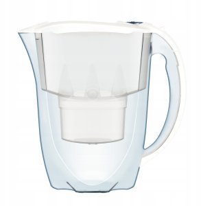 Dzbanek filtrujący Aquaphor Zestaw Amethyst 2,8 l biały + butelka City 0,5 l niebieska 2