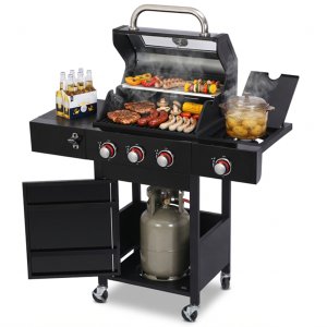 Landgraf Grill gazowy ogrodowy termometr 10,9 kW FIRE VIEW (LG06) 11