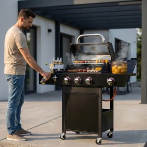 Landgraf Grill gazowy ogrodowy termometr 10,9 kW FIRE VIEW (LG06) 4