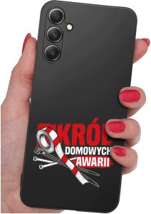 krainaGSM Etui Do Samsung S25 Wzory| Dla Taty Tata Dad Kolorowe |Case + Szkło 9H 2
