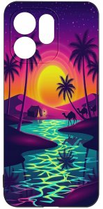 krainaGSM Etui Do Oppo Reno 15 Pro 5G Lato Letnie Vibe Kolorowe Wzory + Szkło 9H 4