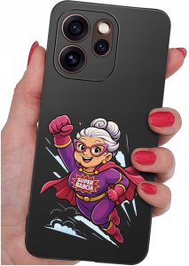 krainaGSM Etui Do Oppo Reno 15 Pro 5G Dla Babci Kolorowe Wzory + Szkło 9H 2