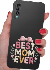 krainaGSM Etui Do Samsung Galaxy A50 | A30S Dla Mamy Mama Mom Kolorowe Wzory + Szkło 2